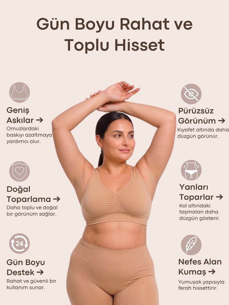 Shaporenza™ Toparlayıcı Askılı Büstiyer