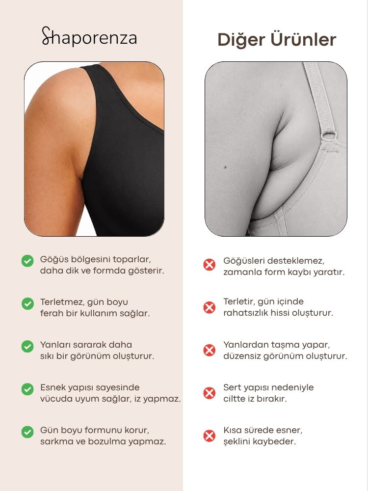Shaporenza™ Toparlayıcı Askılı Büstiyer