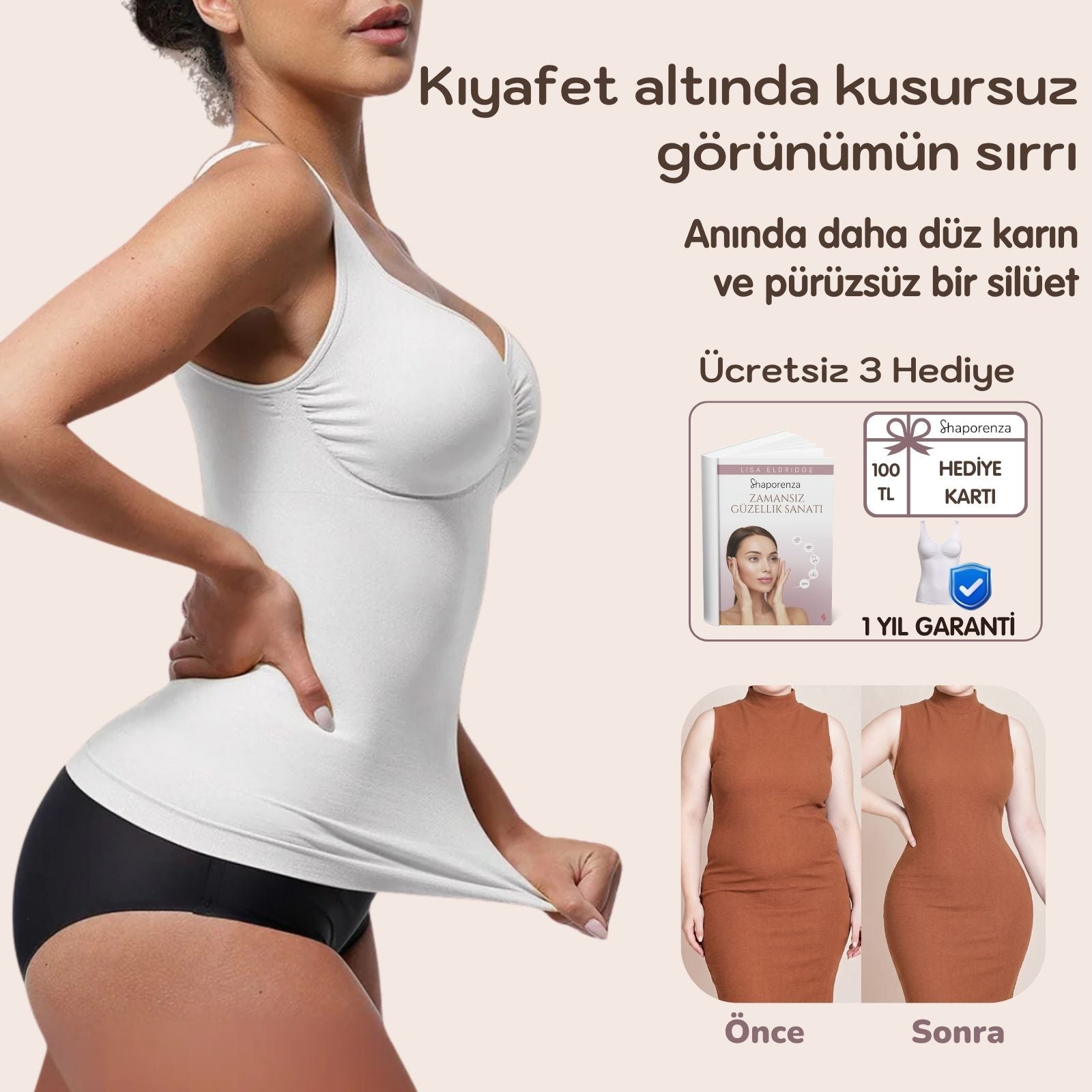 Shaporenza™ Toparlayıcı Atlet – Kıyafetlerin Üzerinde Kusursuz Görün