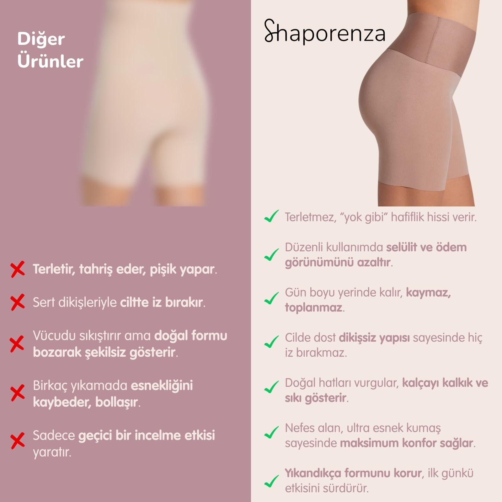 Shaporenza Hayalet Şekillendirici Korse