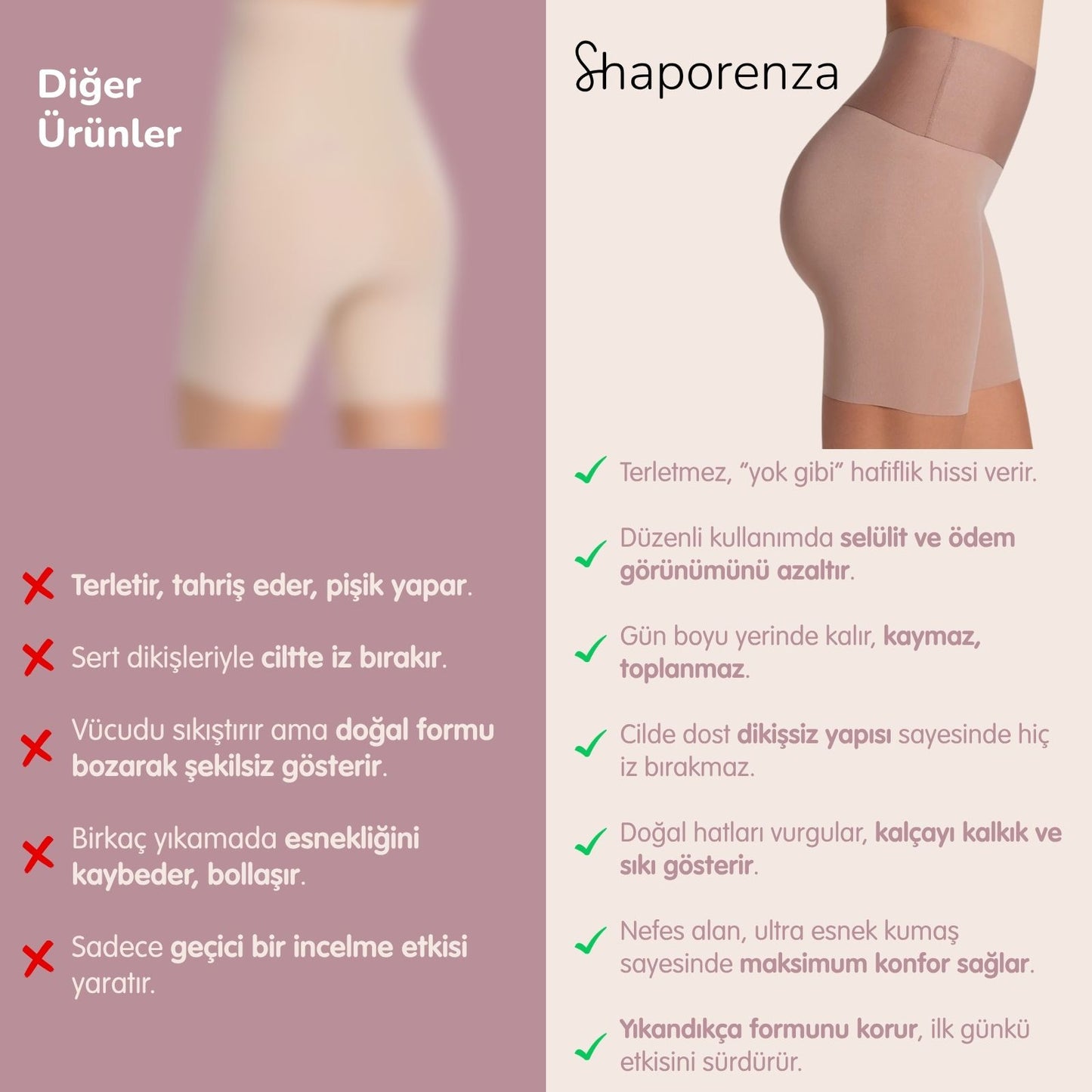 Shaporenza Hayalet Şekillendirici Korse